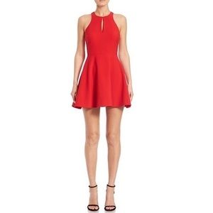 Elizabeth and James Red Fit & Flare Scout Dress Size: 8